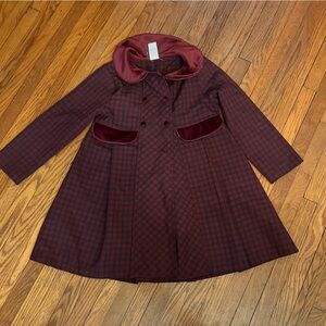 Vintage girls pea coat